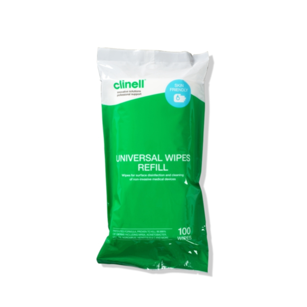Clinell Universal Sanitising Wipes Tub refill x 99